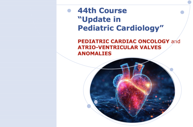 Collegamento a 44th Course 'Update in Pediatric Cardiology'